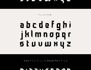 Gothic Tangram font