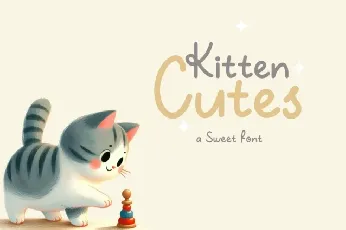 Kitten Cutes font