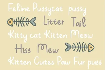 Kitten Cutes font