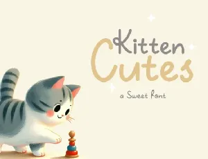 Kitten Cutes font