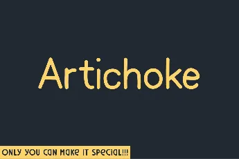 Artichoke font