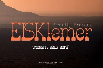 Elsklemer font