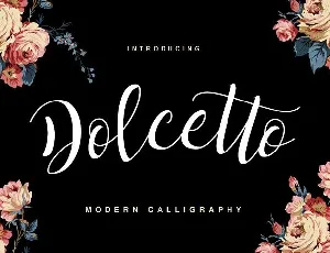 Dolcetto Script font