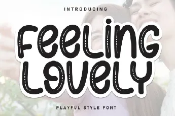 Feeling Lovely Display font