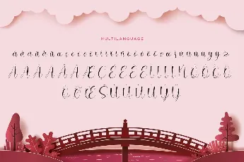 Rallisha Demo font