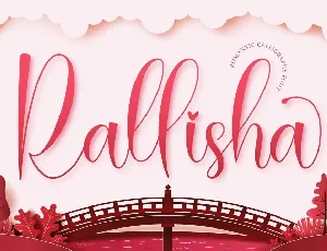 Rallisha Demo font