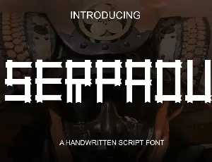 Serpadu font