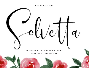 Solvetta font