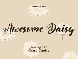 Awesome Daisy Demo font