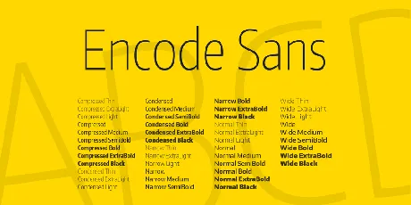 Encode Sans font