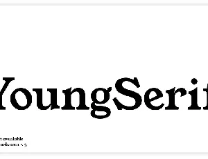 Young Serif font