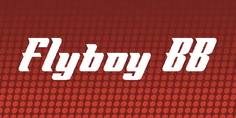 Flyboy BB font