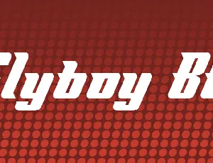 Flyboy BB font