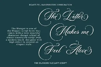 The Blanger font