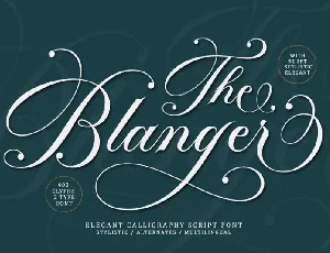 The Blanger font