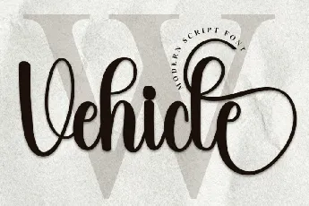 Vehicle font