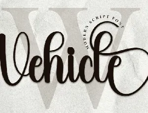 Vehicle font