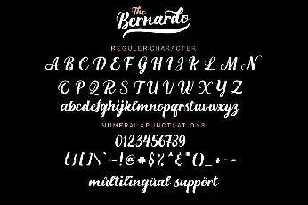 The Bernardo font