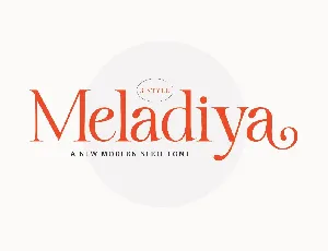 Meladiya font
