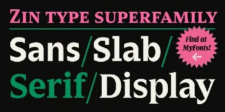 Zin Serif Demo font