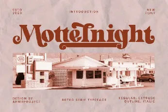 Mottelnight font