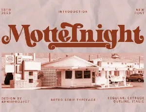 Mottelnight font