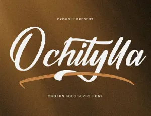 Ochitylla font