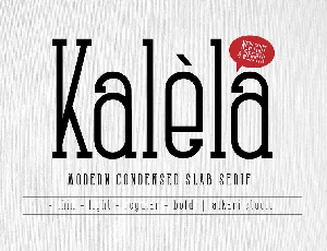 Kalela font