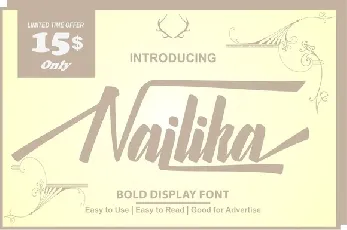 Nailika Script Free font