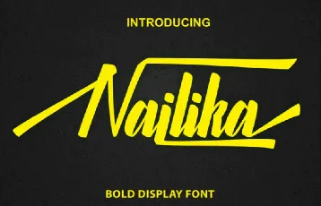 Nailika Script Free font