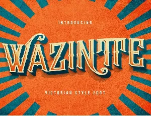 Wazintte font