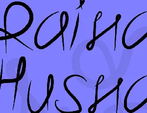 Raina Husna font