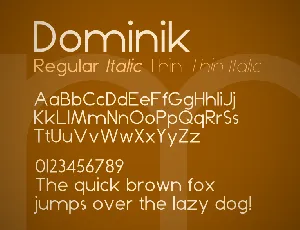 Dominik font