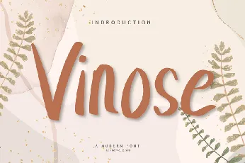 Vinose font