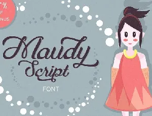 Maudy Script font