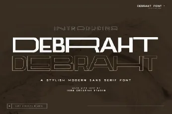 Debraht font