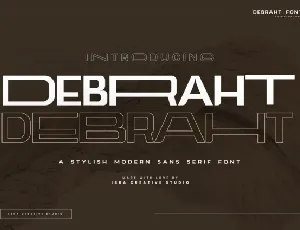 Debraht font