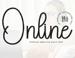 Online Script font