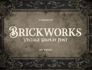 brickworks font