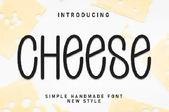 Cheese Display font