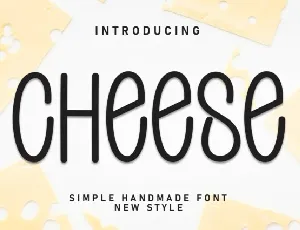 Cheese Display font