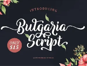 Bulgaria Script font