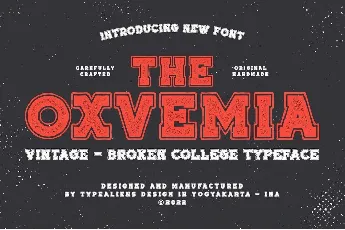 Oxvemia font