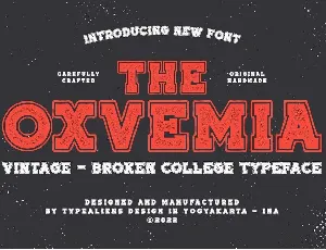 Oxvemia font