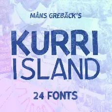 Kurri Island PERSONAL font