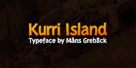 Kurri Island PERSONAL font