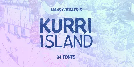 Kurri Island PERSONAL font