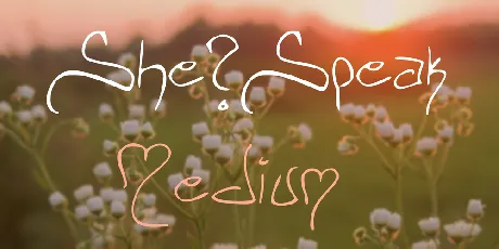 She_Speak font