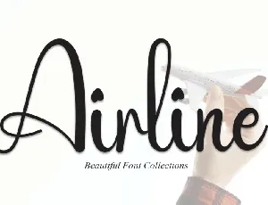 Airline Script font