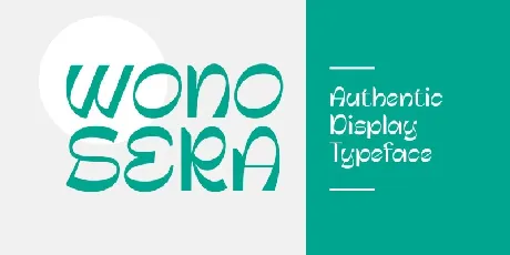 Wonosera font